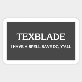 Texblade Sticker